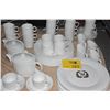 Image 1 : ROYAL DOULTON CHINA: PLATES, CUPS & SAUCERS, TEA/COFFEE POT, CREAMERS, GRAVY BOAT, ETC. (51 PCS)