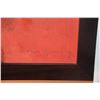 Image 6 : FRAMED ABSTRACT IN RED; SIGNED JOHN  YOUNG (26 3/4" X 38 1/2")