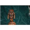 Image 2 : 20TH CENTURY CARVED WOOD, OSBIDIAN & SHELL EASTER ISLAND MOAI KAVAKAVA FIGURE