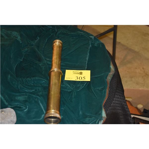 BRASS TELESCOPE (10 1/2  X 2 1/2 )