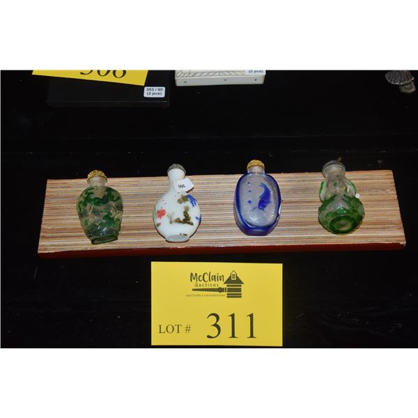 SNUFF BOTTLES (4 PCS)