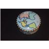 Image 4 : 1995 CUNARD ROYAL VIKING TIFFANY & CO. WORLD MAP TRINKET BOX & VILLEROY & BOCH COVERED CANDY DISH (3