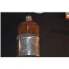 Image 4 : VICTORIAN ENGLISH SILVERPLATE & LEATHER HIP FLASK, WALKER & HALL SHEFFIELD