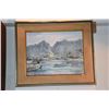 Image 2 : FRAMED OIL ON CANVAS, "KANEOHE BAY, OAHU"; SIGNED VIKI SNYDER (VIKI SNYDER 4-78 ON THE BACK OF CANVA