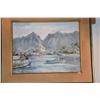 Image 3 : FRAMED OIL ON CANVAS, "KANEOHE BAY, OAHU"; SIGNED VIKI SNYDER (VIKI SNYDER 4-78 ON THE BACK OF CANVA