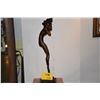 Image 1 : BRONZE FEMALE AFTER ICART'S  "ILLUSION" WORKS; SIGNED (25" X 7")