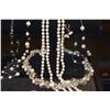 Image 2 : FASHION JEWELRY: PEARL NECKLACES & EARRINGS (6 PCS)