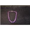 Image 2 : ROSE QUARTZ & CRYSTAL NECKLACE & AMETHYST BEAD NECKLACE W/14K CLASP (2 PCS)