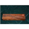 Image 1 : CARVED KOA CRIBBAGE BOARD/BOX