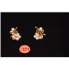 Image 1 : 14K AKOYA PEARL EAR CLIPS