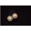 Image 2 : 18K BAGUETTE & BRILLIANT DIAMONDS (APPROX .88 CTW) & PEARL (APPROX 19 MM) FRENCH CLIP EARRINGS