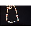 Image 2 : 14K MULTICOLOR JADE BEAD NECKLACE