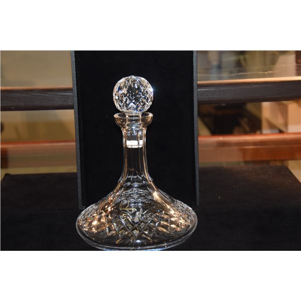 WATERFORD "COLLEEN" SHIP'S DECANTER (10" x 7.5")