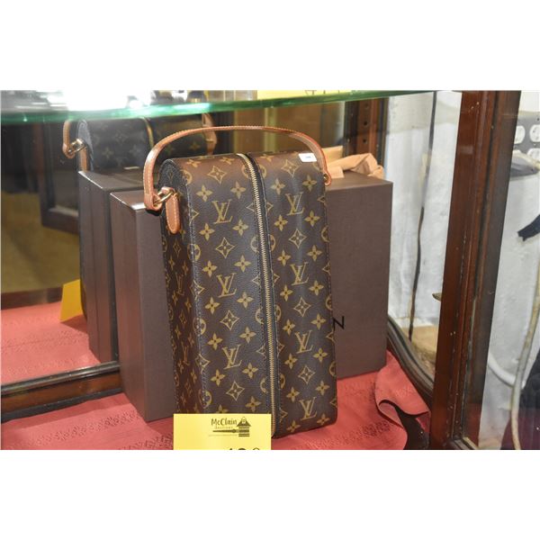 LOUIS VUITTON DAMIER WINE CARRIER (LOUIS VUITTON GOLF CUP 2001 HAWAII) W/BOX