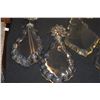 Image 2 : VINTAGE FRENCH PENDALOGUE CRYSTAL CHANDELIER PRISMS (SINGLE, DOUBLE & TRIPLE BEVEL) (12 PCS)