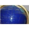 Image 3 : SEMI-PRECIOUS STONE WORLD GLOBE ON BRASS STAND (32" X 20")