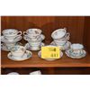 Image 2 : COLLECTION OF ASSORTED TEA CUPS & SAUCERS (20 PCS)