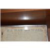 Image 2 : KA HAE HAWAII NEWSPAPER DATED FEBRUARY 18, 1857, FRAMED UNDER GLASS & MOUNTED ON A KOA BASE