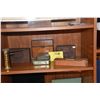 Image 1 : COLLECTION OF CIGAR BOXES, METAL BOXES, BRASS OIL PUMP & HEALING MAGNET (7 PCS)