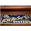 Image 4 : TIN CAN BOXES, SEAL BRAND OYSTERS SIGN & ROLLS RAZOR (4 PCS)