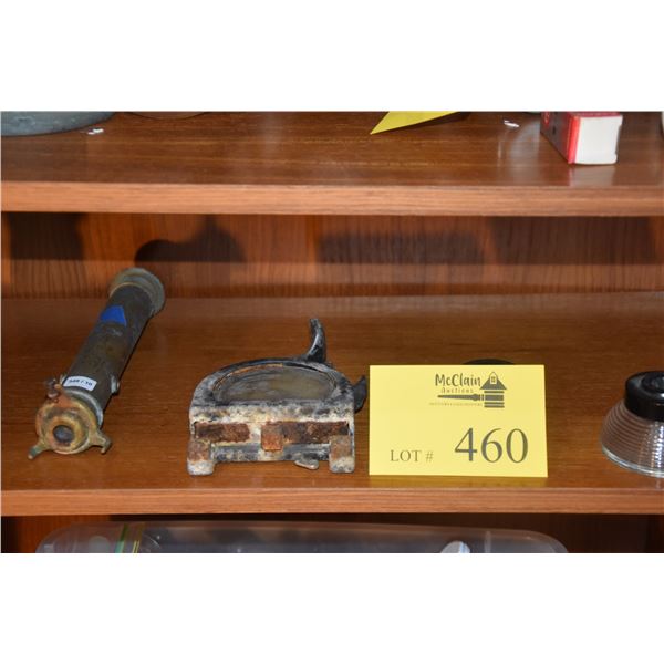 PACIFIC SCIENTIFIC COMPANY CABLE TENSIOMETER, TORCH LIGHT, INK WELLS, ETC. (5 PCS)