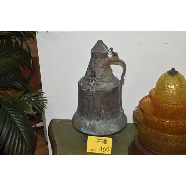 LIDDED COPPER  JUG & EWER (2 PCS)