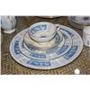 Image 10 : COALPORT CHINA, REVELRY-BLUE PATTERN (56 PCS)