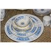 Image 2 : COALPORT CHINA, REVELRY-BLUE PATTERN (56 PCS)