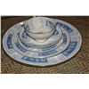 Image 4 : COALPORT CHINA, REVELRY-BLUE PATTERN (56 PCS)