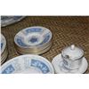 Image 8 : COALPORT CHINA, REVELRY-BLUE PATTERN (56 PCS)