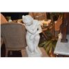 Image 2 : CARVED WHITE MARBLE STATUE, FEMALE NUDE (MISSING FINGERTIPS)