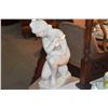 Image 6 : CARVED WHITE MARBLE STATUE, FEMALE NUDE (MISSING FINGERTIPS)