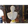 Image 1 : PLASTER BUST OF JULIUS CAESAR W/PEDESTAL (2 PCS)