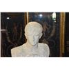 Image 2 : PLASTER BUST OF JULIUS CAESAR W/PEDESTAL (2 PCS)