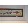 Image 2 : FRAMED PRINT, GEESE; UNSIGNED (28 1/2" X 10 1/2")