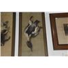 Image 2 : FRAMED PAINTINGS, HANGING FOWL (13 3/4" X 28 1/2") (2 PCS)