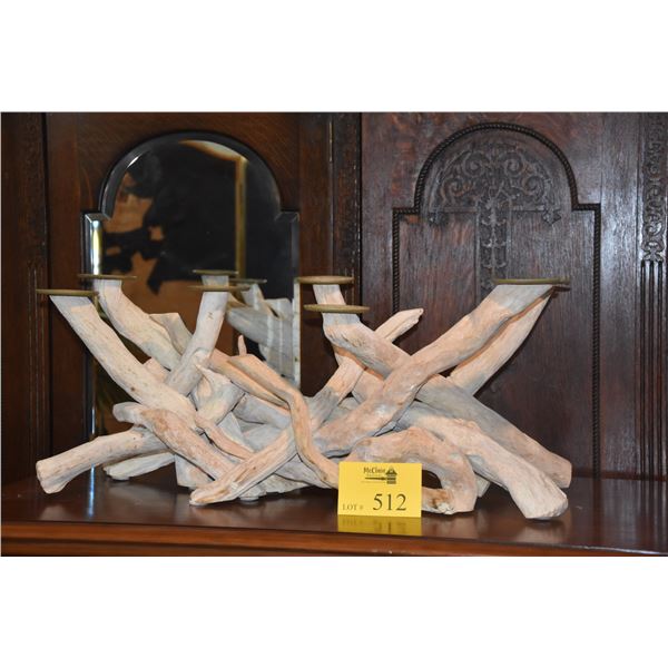 MODERN DRIFTWOOD CANDELABRA