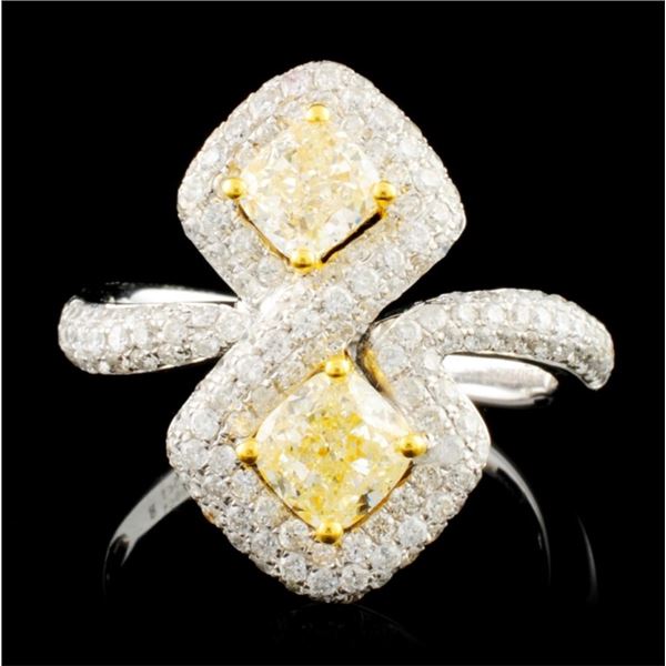 18K Gold 2.05ctw Fancy Diamond Ring