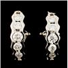 Image 1 : 14K Gold 1.12ctw Diamond Earrings