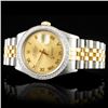 Image 3 : Rolex Diamond 36MM DateJust Wristwatch