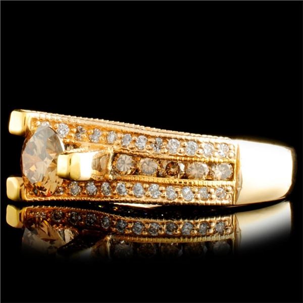 14K Rose Gold Diamond Ring 1.72ctw