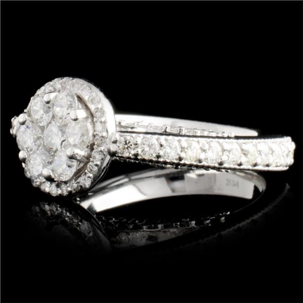 14K White Gold Diamond Ring 1.77ctw