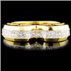Image 2 : 18K Yellow Gold Diamond Ring 1.41ctw