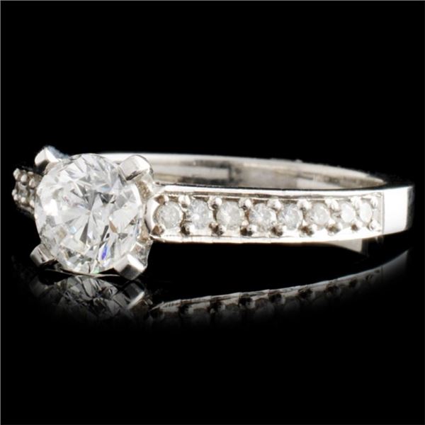 18K WG Diamond Ring 0.85ctw