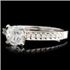 Image 1 : 18K WG Diamond Ring 0.85ctw