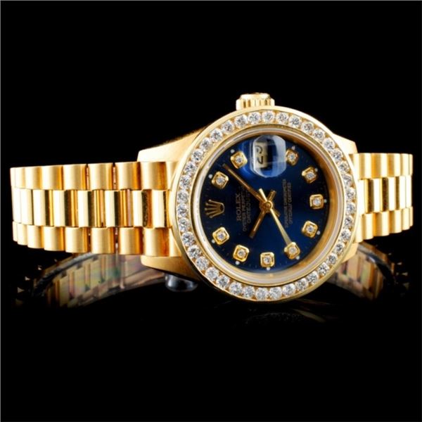 Rolex Diamond Presidential Ladies Watch