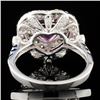 Image 3 : 18K WG Sapphire 2.43ct & Diamond Ring 1.73ctw