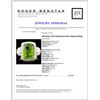 Image 5 : 14K WG Peridot 5.74ct & Diamond Ring 0.74ctw