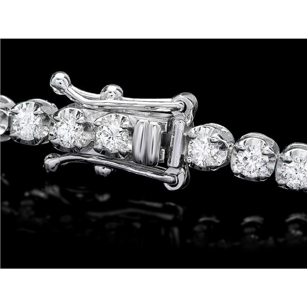 18K White Gold Diamond Bracelet 3.00ct