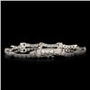 14K White Gold Diamond Bracelet 0.92ctw